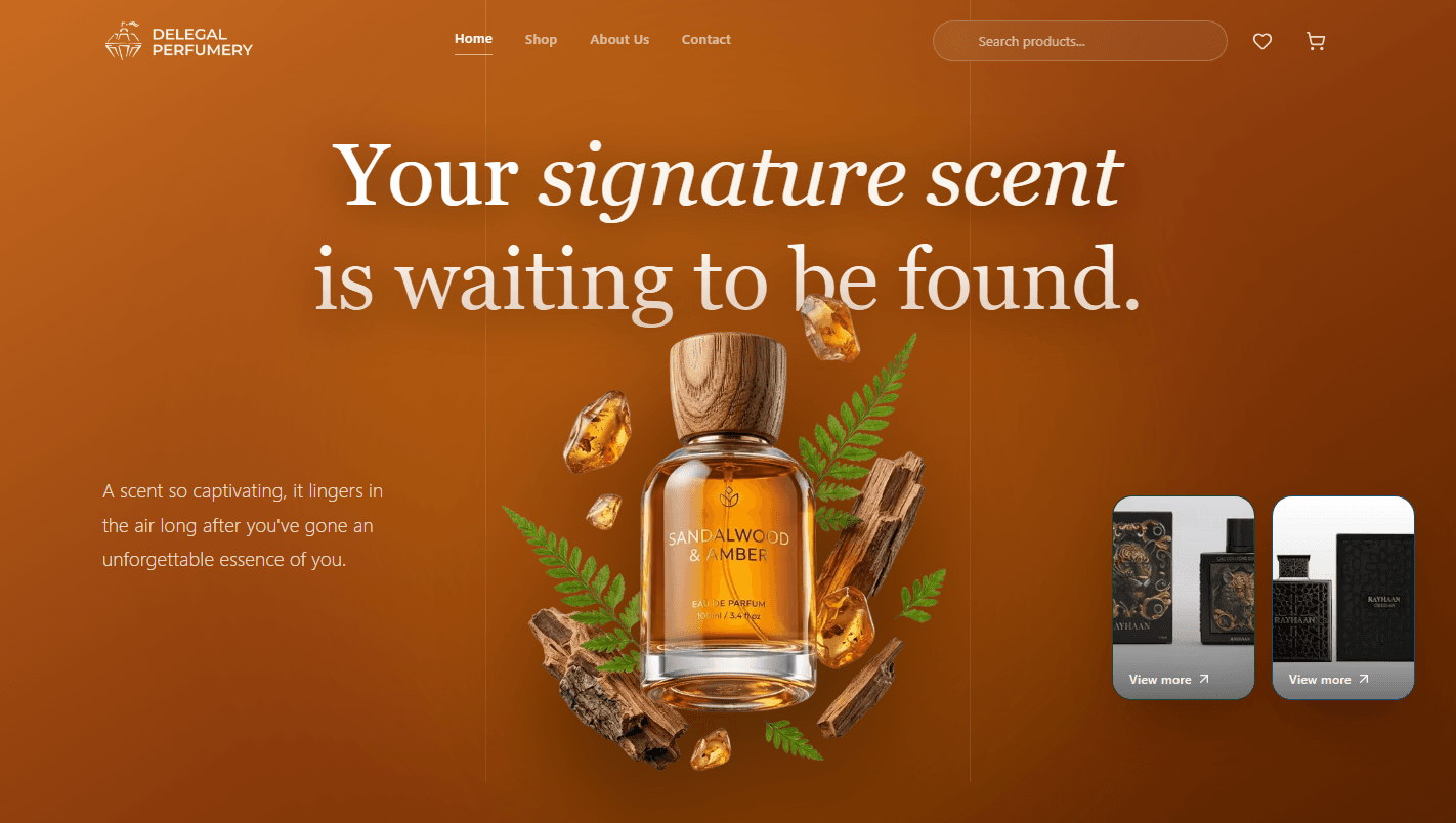 Delegal Perfumery — screenshot 2