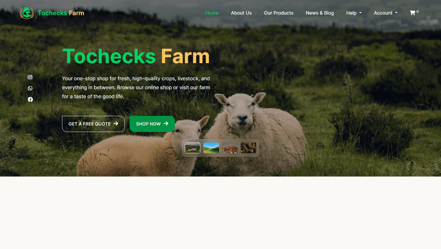 Tochecks Farms — screenshot 2